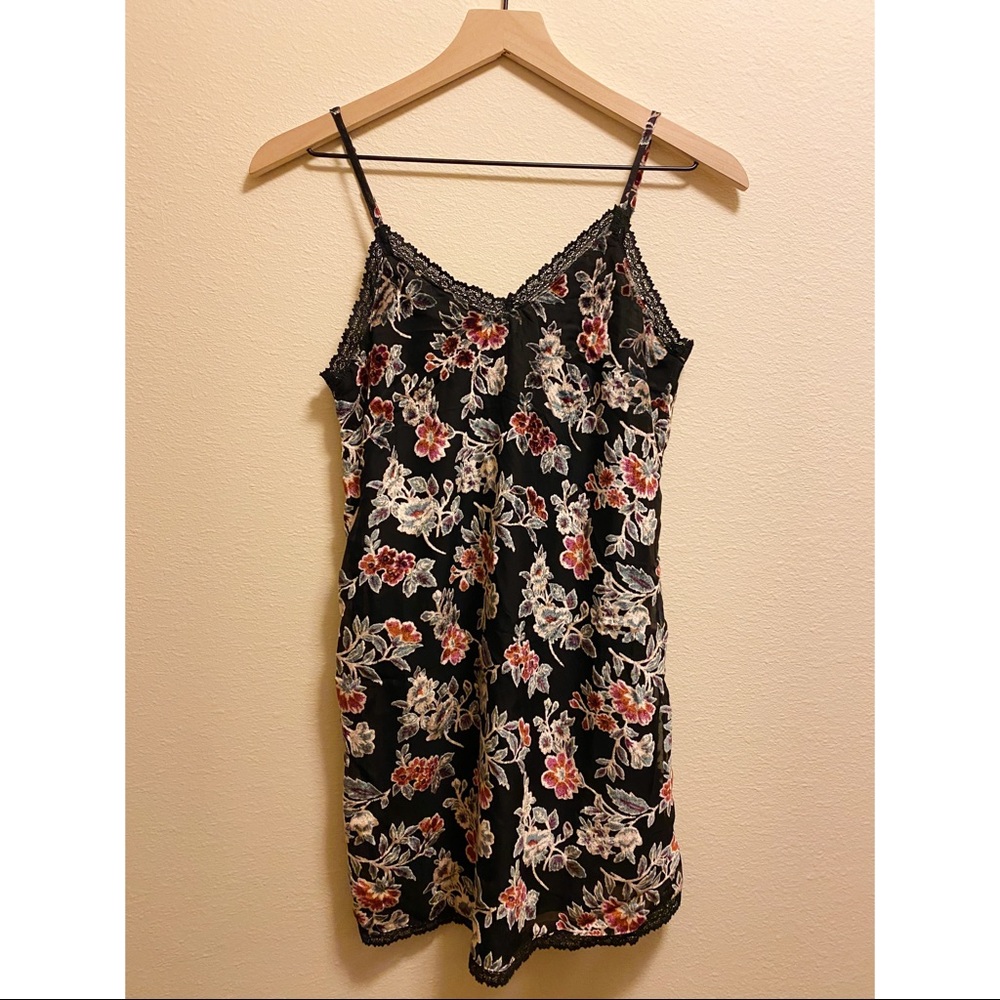 American Eagle Outfitters Lace Slip Mini Dress